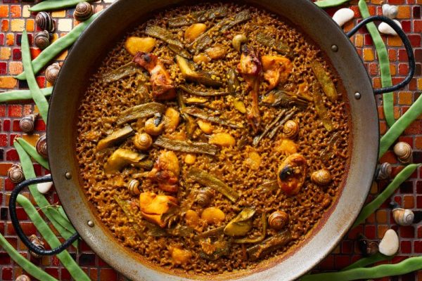 Paella with Snails